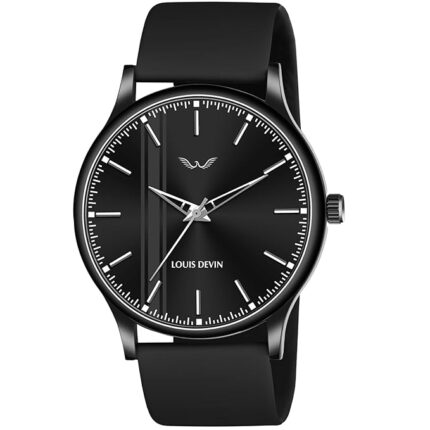DEVIN Silicone Strap Analog Wrist Watch